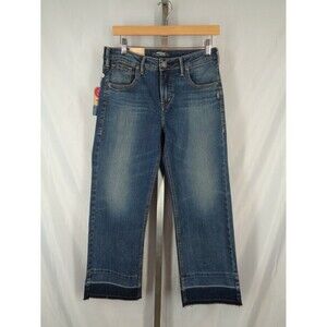 Silver Jeans Izzy Wide Leg Crop Size 28 x 26 New